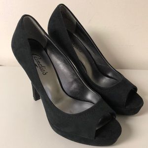Candie’s  Women’s Black Heels Size 7